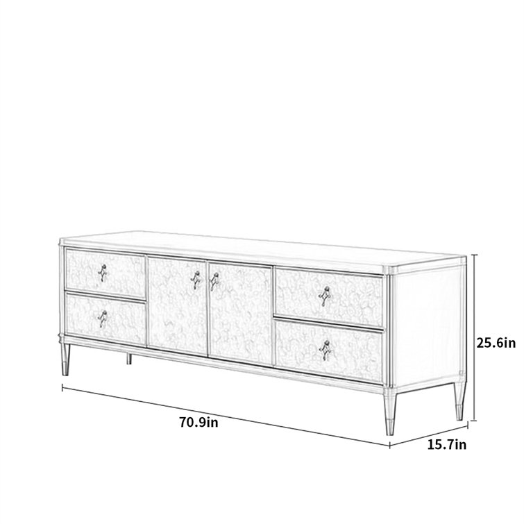 LORENZO Media Console Wayfair Canada